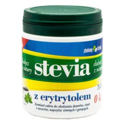 SŁODZIK STEVIA Z ERYTRYTOLEM ZIELONY LISTEK 140G