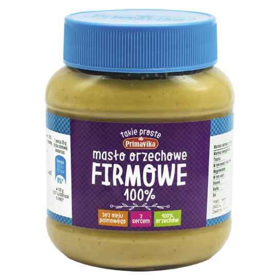 MASŁO ORZECHOWE FIRMOWE 100% 350G PRIMAVIKA