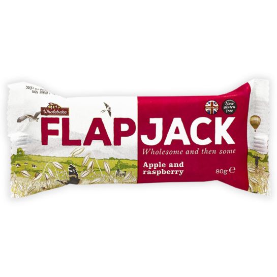 FLAPJACK BATON OWSIANY Z MALINAMI I JABŁKIEM 80G