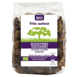 RODZYNKI SUŁTANKI BIO 250G VITA NATURA