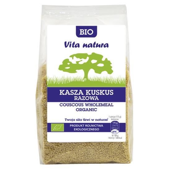 KASZA KUSKUS RAZOWA BIO 400G VITA NATURA