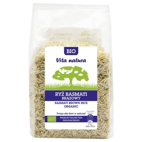 RYŻ BRĄZOWY BASMATI BIO 400G VITA NATURA