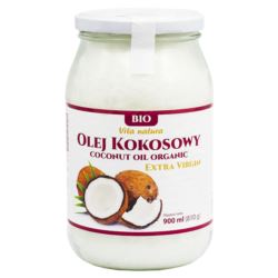 OLEJ KOKOSOWY EXTRA VIRGIN (BIAŁY) BIO 900ML VITA NATURA