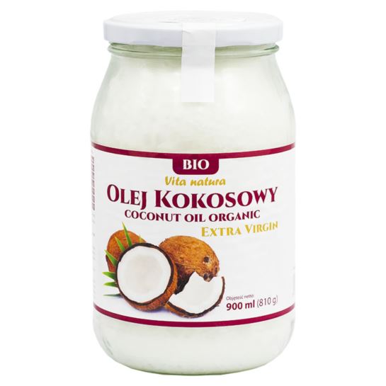 OLEJ KOKOSOWY EXTRA VIRGIN (BIAŁY) BIO 900ML VITA