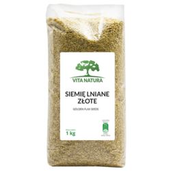 SIEMIĘ LNIANE ZŁOTE 1KG VITA NATURA