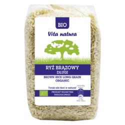 RYŻ BRĄZOWY DŁUGI BIO 500G VITA NATURA