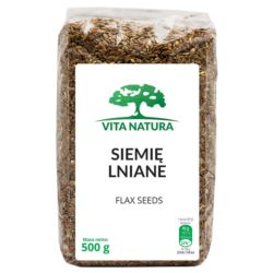 SIEMIĘ LNIANE 500G VITA NATURA