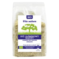 RYŻ JAŚMINOWY BRĄZOWY BIO 400G VITA NATURA