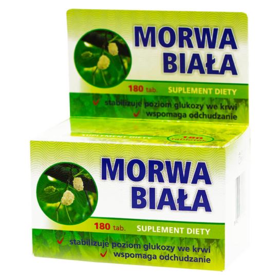 MORWA BIAŁA TABLETKI 180SZT DOMOS