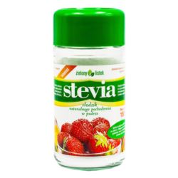 SŁODZIK STEVIA PUDER SŁOIK ZIELONY LISTEK 150G