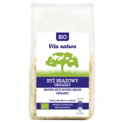 RYŻ BRĄZOWY OKRĄGŁY BIO 500G VITA NATURA