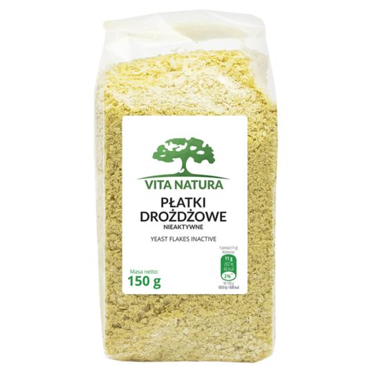 PŁATKI DROŻDŻOWE JADALNE SUSZONE 150G VITA NATURA