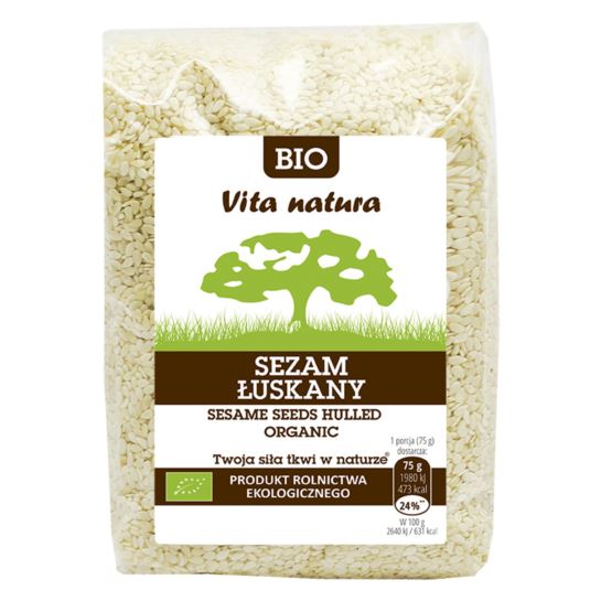 SEZAM ŁUSKANY BIO 250G VITA NATURA