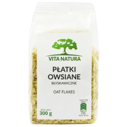 PŁATKI OWSIANE BŁYSKAWICZNE 300G VITA NATURA