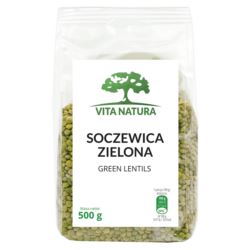 SOCZEWICA ZIELONA 500G VITA NATURA