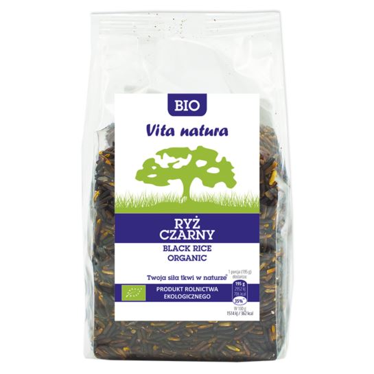 RYŻ CZARNY BIO 400G VITA NATURA