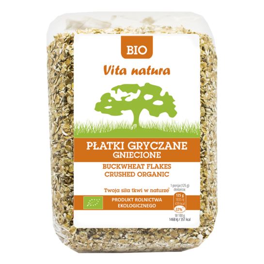 PŁATKI GRYCZANE GNIECIONE BIO 300G VITA NATURA