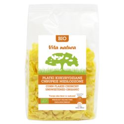 PŁATKI KUKURYDZIANE CHRUPKIE B CUKRU BIO 150G VITA NATURA