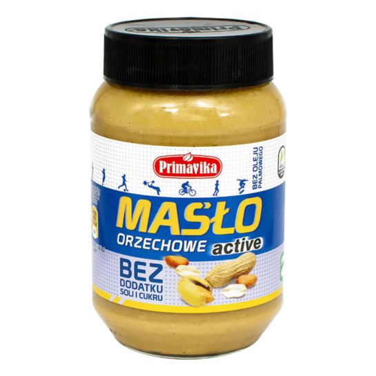 MASŁO ORZECHOWE ACTIVE BEZ SOL/CUKR 470G PRIMAVIKA