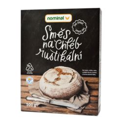 MIESZANKA CHLEBOWA RUSTYKALNA 500G NOMINAL BEZGLUTENOWA