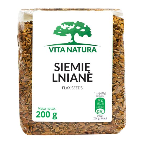 SIEMIĘ LNIANE 200G VITA NATURA