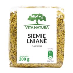 SIEMIĘ LNIANE ZŁOTE 200G VITA NATURA