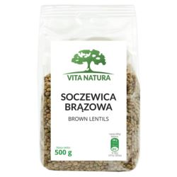 SOCZEWICA BRĄZOWA 500G VITA NATURA