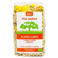 PŁATKI 6 ZBÓŻ BIO 300G VITA NATURA