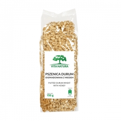 PSZENICA DURUM EKSPANDOWANA Z MIODEM 150G VITA NATURA