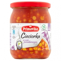 CIECIORKA W SOSIE POMIDOROWYM 440G PRIMAVIKA BEZGLUTENOWA