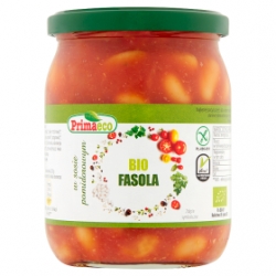 FASOLA W SOSIE POMIDOROWYM BIO 440G PRIMAVIKA BEZGLUTENOWA