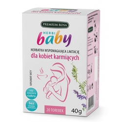 HERBATKA DLA KOBIET KARMIĄCYCH 20 TOREBEK 30G PREMIUM ROSA