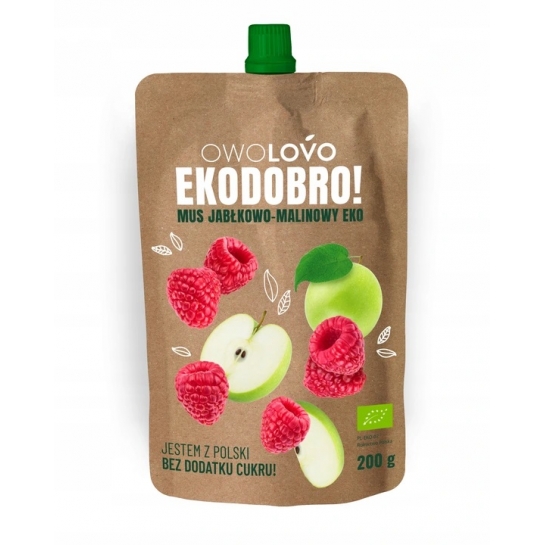 MUS JABŁKOWO-MALINOWY BIO 200G "EKODOBRO" OWOLOVO