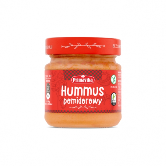 HUMMUS POMIDOROWY 160G  PRIMAVIKA