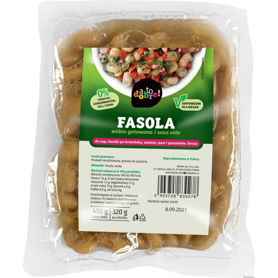 FASOLA GOTOWANA 450G  ,, A TO DOBRE"