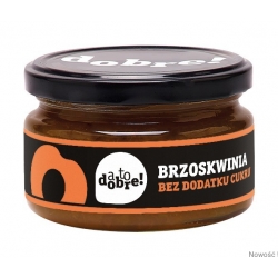 KONFITURA BRZOSKWINIA BEZ CUKRU 215G ,, A TO DOBRE"