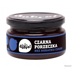 KONFITURA CZARNA PORZECZKA BEZ CUKRU 215G  ,,A TO DOBRE"