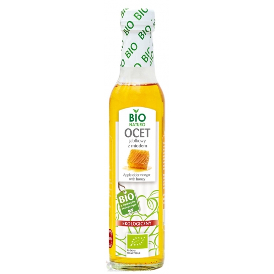 OCET JABŁKOWY  5% Z MIODEM BIO 250ML BIONATURO