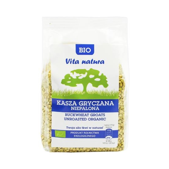 KASZA GRYCZANA NIEPALONA BIO 1KG  VITA NATURA