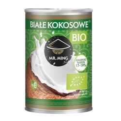 MLECZKO KOKOSOWE BIAŁE BIO 17-19% TŁUSZCZU 400ML CAMPIO FOOD