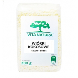 WIÓRKI KOKOSOWE 200G VITA NATURA