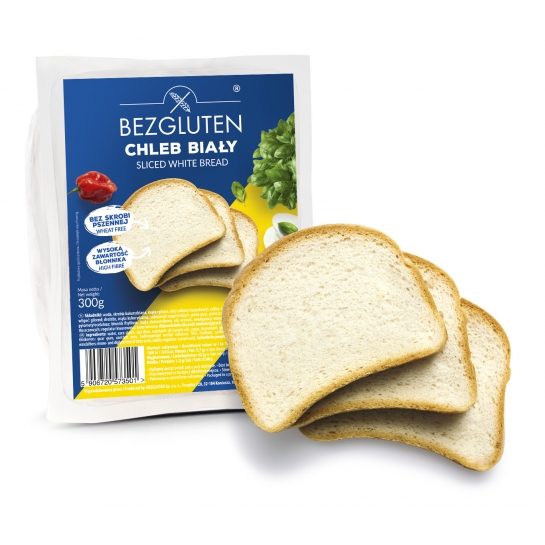 CHLEB BIAŁY BEZGLUTENOWY 300G BEZGLUTEN