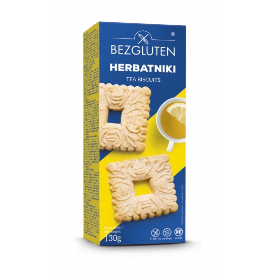 HERBATNIKI BEZGLUTENOWE 130G BEZGLUTEN