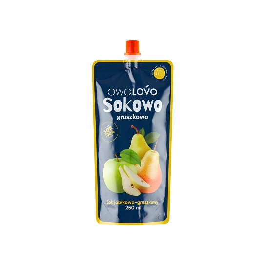 SOK JABŁKOWO-GRUSZKOWY 250ML "SOKOWO GRUSZKOWO OWOLOVO