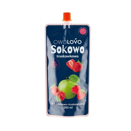 SOK JABŁKOWO-TRUSKAWKOWY 250ML "SOKOWO TRUSKAWKOWO OWOLOVO