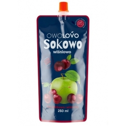 SOK JABŁKOWO-WIŚNIOWY 250ML "SOKOWO WIŚNIOWO OWOLOVO