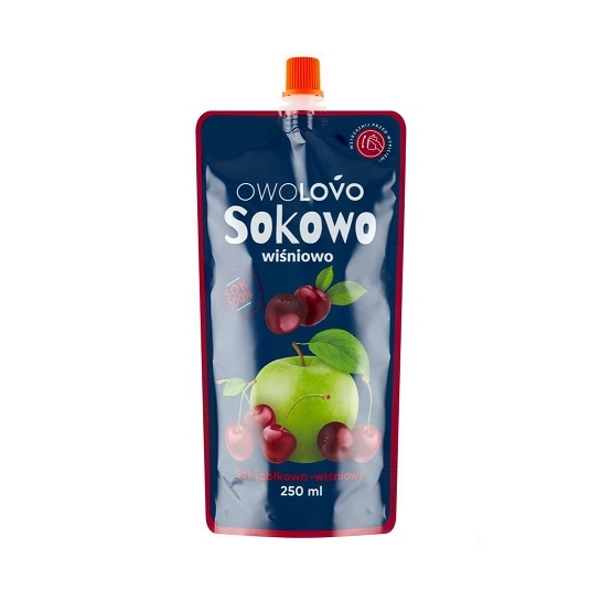 SOK JABŁKOWO-WIŚNIOWY 250ML "SOKOWO WIŚNIOWO OWOLOVO