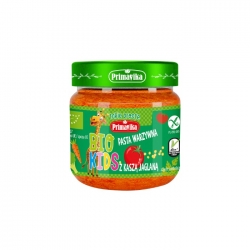 BIO KIDS PASTA WARZYWNA Z KASZĄ JAGLANĄ 160G PRIMAVIKA