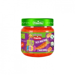 BIO KIDS PASTA WARZYWNA Z MARCHEWKĄ 160G PRIMAVIKA