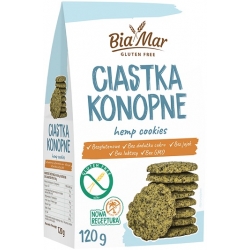 CIASTKA Z KONOPIĄ BEZGLUTENOWE 140G BIAMAR